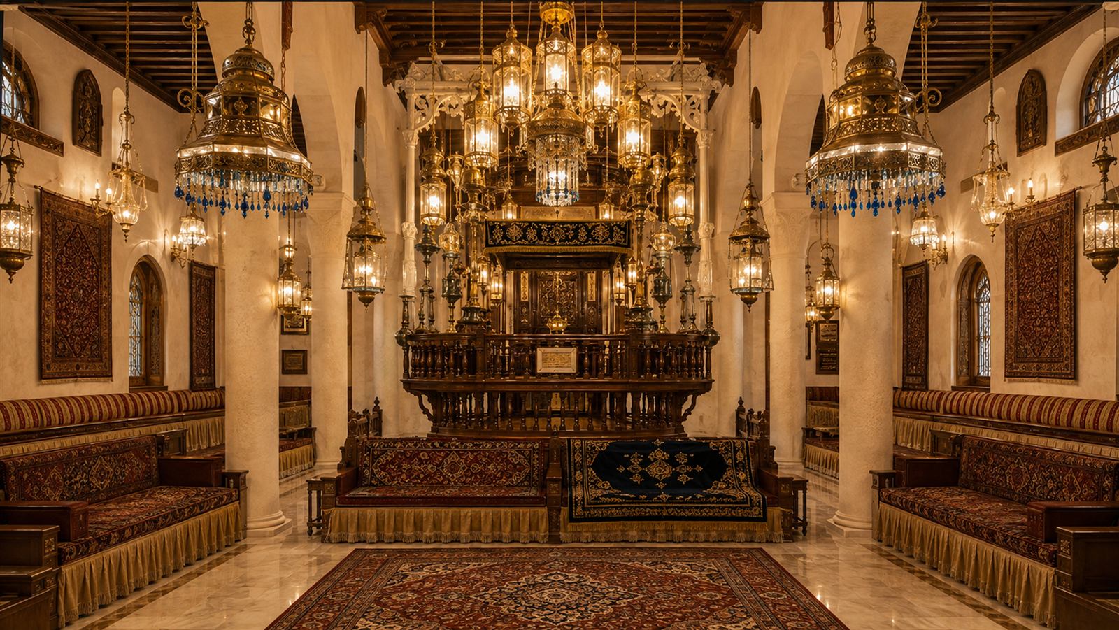 שחזור מערת אליהו הנביא בבית הכנסת ג'ובר